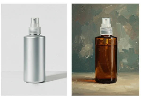 उत्पाद की तस्वीर एक कलात्मक तेल चित्रकला में बदल गई।