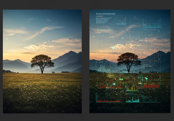 AI interpreting light, color, and composition in a photo
