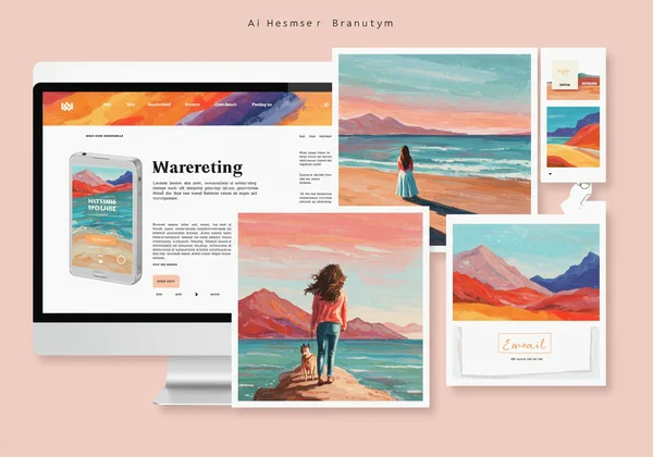 Consistent AI-generated art for brand identity across platforms