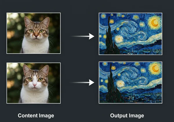 photo + style = transformed art