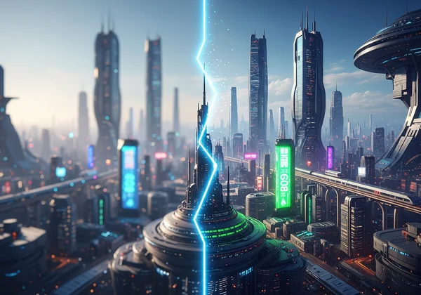 Blurry AI art becoming sharp, high quality