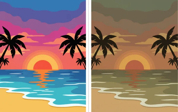 AI struggling to translate vibrant original colors